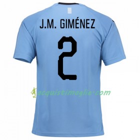 Divisa di Calcio Uruguay J.M.Gimenez 2 Prima Mondiali 2018